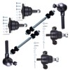 SCITOO 8pcs Front Suspension Kit Inner Tie Rod End fit