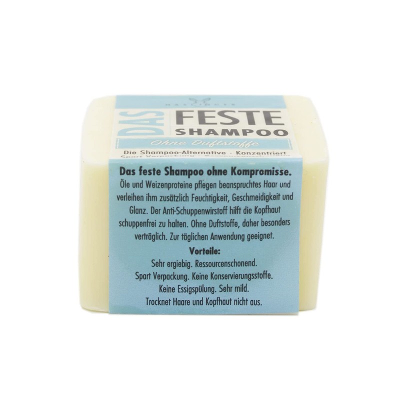 The Solid Shampoo without Fragrances, 100 g, by Haslinger