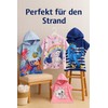 FEBE Bath Poncho Children's Bath Towel with Hood Bathrobe for