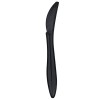 Karat PP Plastic Medium Weight Knives Bulk Box - Black