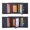 Trifold Wallets for Men Genuine Leather Large Capacity RFID Blocking,