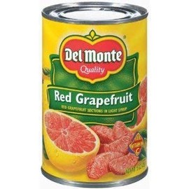 Del Monte Red Grapefruit Sections in Light Syrup - 12 Pack