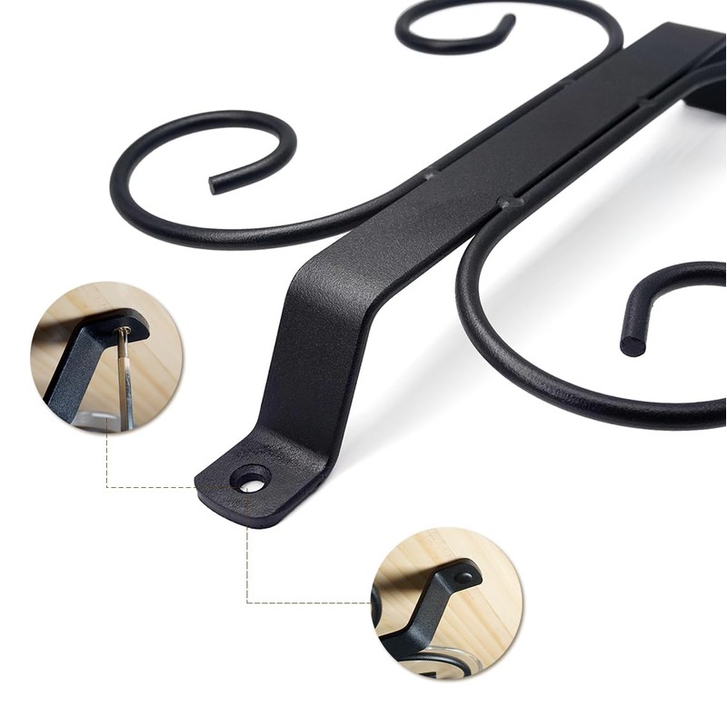 GeLive 9-inch Under Cabinet Wine Glass Holder Stemware Rack Glass