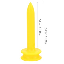 Alvinlite Golf Tees Durable Plastic Tees, 100Pcs Golfing Tees, Reduce Friction Side, Lightweight Spin More Stable Golf tees