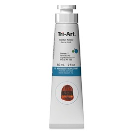Tri-Art High Viscosity Artist Acrylic - Golden Yellow, 60 ml tube