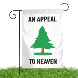 Outdoor Tree Flag - Double-Sided Outdoor Flags & Banners - Realistic Garden Flag Tree Flag Fade-Resistant Weatherproof Design