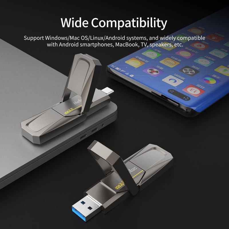 Netac US5 256GB Solid USB State Drive External Portable USB