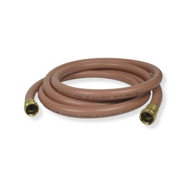 Ag-Rite Custom Length Garden Hose, 5/8in diameter Brown Hose with Brass Fittings, No Kink, No Leak, Lightweight and Heavy Duty (10 FT)