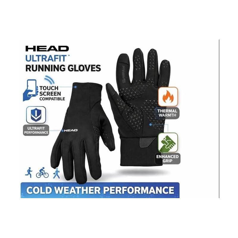 Head Guantes de correr multideportivos, con SENSATEC