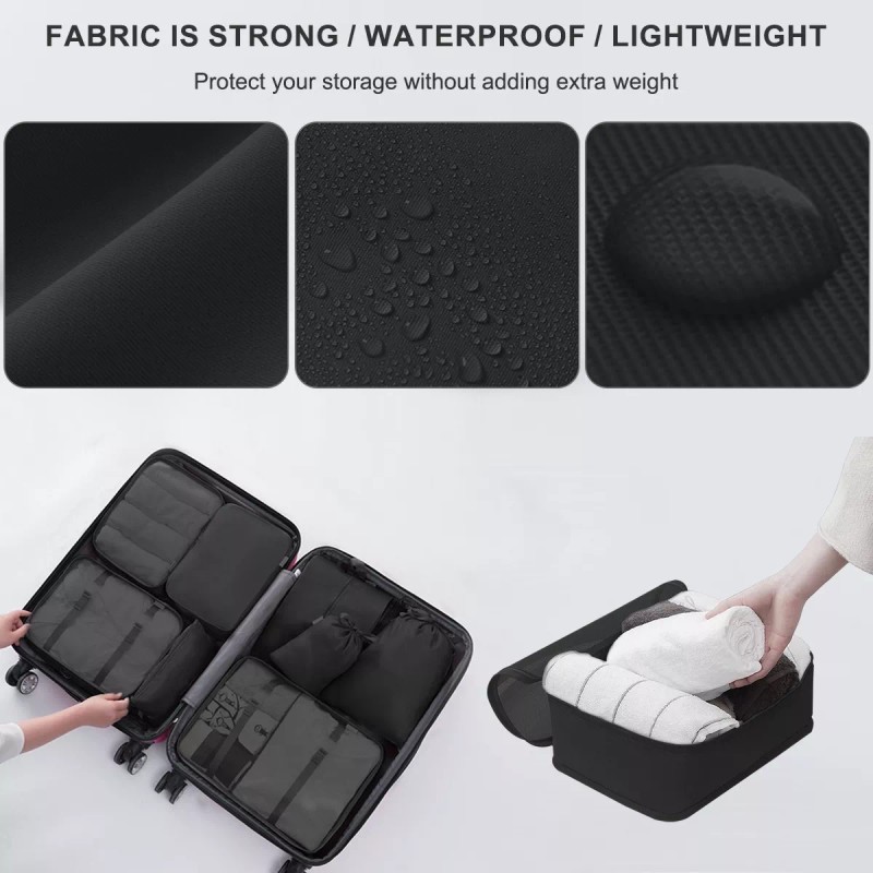 INX 8pcs Bolsas Organizadoras De Maletas Para Viaje Impermeable
