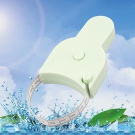 Cinta métrica para el cuerpo, cinta métrica telescópica automática de 59 pulgadas (verde)