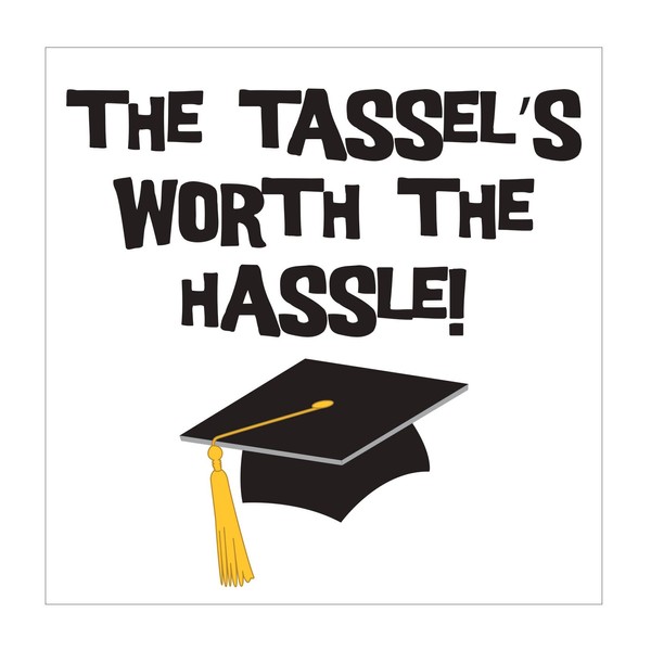 16-Count Paper Beverage Napkins, Tassel Hassle