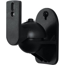 AVF Universal Pair of Speaker Wall Mounts - Small - Black