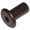 1/4" Furniture Connector Cap Flat Head Nuts - Dark Bronze