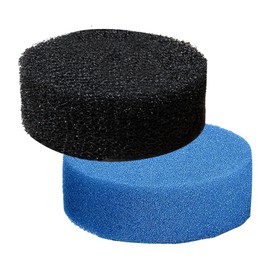 2 Pack Coarse and Fine Filter Pond Replacement Filter Pads for Outdoor Ponds - 871980012549 032264 Aquanique Replacement Filter Pads for Qfp900 and Qfp1250Uv