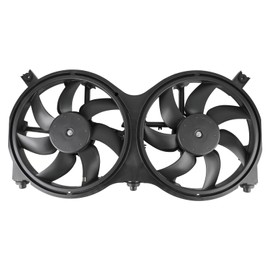 AUTOKAY A/C Radiator Dual Cooling Fan for Nissan Pathfinder for Infiniti QX60 JX35 Dual Radiator and Condenser Fan Assembly Replaces NI3115149