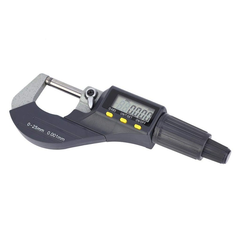 Micrómetro digital de 0.001 mm, Micrómetro exterior Calibrador Calibrador Micrómetro