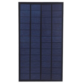 1 x DC 12 V 7 W mini solar panel, 145 x 260 mm mini solar system, polycrystalline solar panels, solar epoxy cell charger with high conversion rate, solar panel, small for lawn light