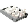 Organizador extraíble para gabinete, gris