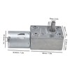 DC12V Geared Motor Turbo Worm Reduction Machinery Transmission Parts with