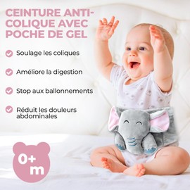 Anti-Colic Baby Hot Water Bottle - Baby Hot Water Bottle - Elephant