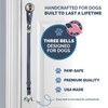 PoochieBells Adjustable Size Dog Doorbell for Potty Training Dog-Safe Bells