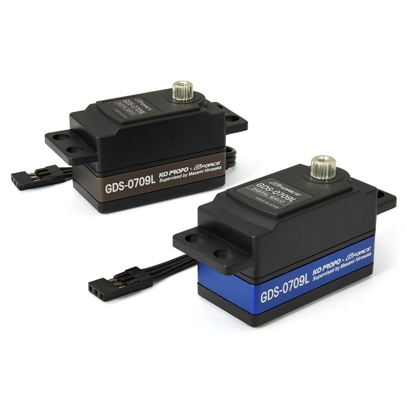 G-Force GDS-0709L Low Profile Digital Servo Deep Blue G0986 Digital