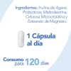 Probióticos Prebióticos Inulina de Agave 120 Capsulas Natgel