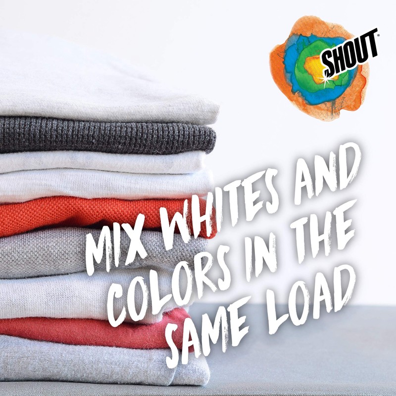 Shout Color Catcher Sheets for Laundry, Allow Mixed Washes, Prevent