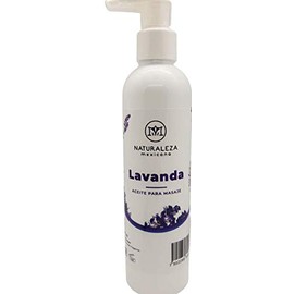 Aceite para Masaje, 14 aromas diferentes, grado cosmético, deliciosos y frescos aromas, línea spa, 250 ml | 100% Mexicano | (Lavanda)