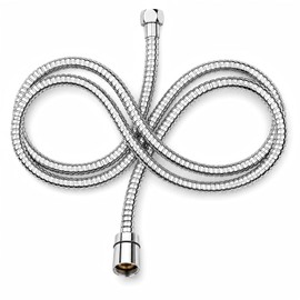 RALANDA 79 Inch Shower Hose Replacement, Extra Long Chrome Stainless Steel Shower Head Hose with Brass Inserts, Universal Handheld Showerhead Extension, Leak-Proof & Anti-Kink, 6.5 Ft