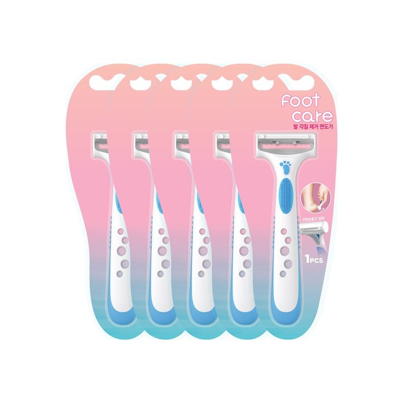 Dorco 도루코 풋케어 발 각질제거 면도기 1p X 5개 Dorco