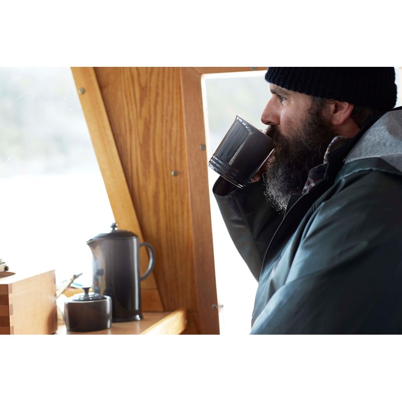 Le Creuset Stoneware French Press, 34 oz., Oyster