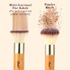 Matto Bamboo Set de pinceles de maquillaje Kabuki, 2 Piezas,