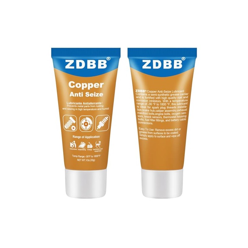 ZDBB Anti-Seize Lubricant Copper Antiseize Grease High Temp Spark Plug