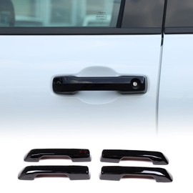 Aunginsy Auto Exterior Door Handle Protective Trim Cover Compatible with Toyota Tundra/Sequoia 2022-2025 Car Front Rear Outside Door Handle Outer Trim Cover Protector Decoration Covers ABS Accessories