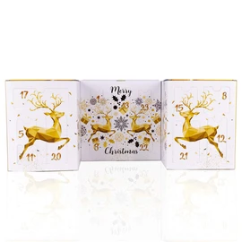 Beauty-Adventskalender Schminke mit 24 Make-up Kleinigkeiten für perfektes Styling im Advent, umfangreiches Schmink-Set vom Kosmetik-Spiegel bis zum Zehenspreizer