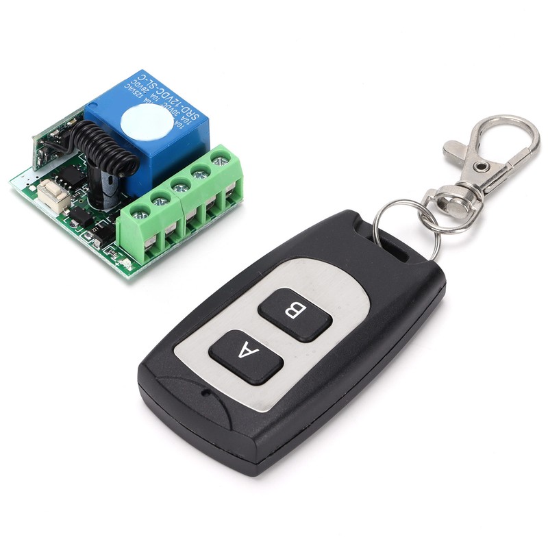 Wireless Remote Control Switch Transmitter Receiver SingleChannel Learning Wireless Control