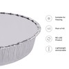 MATANA - 40 Large Round Aluminium Bowls with Lids for