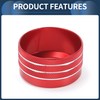 INFINAUTO Center Console Audio Media Volume Control Switch Knob Cover
