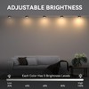 BESTDLCLITE LED Puck Lights with Remote, 13-Color Under Cabinet Lighting