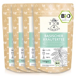 T2B Basic Herbal Tea Loose Organic - Pack of 4 Aromatic Herbal Blend