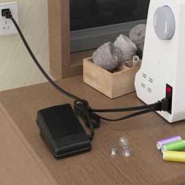 Sewing Machine Pedal and Power Cord for Singer, Compatible with Singer 359102-001 2263 4423 e99670 8280 44s 4452 2277 4411 3116 3337 1304 M3220 3342 4432 1120 50t8 3232 1507 2273 FC1902 1512 3221 2259