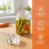 2 Pack Glass Fermentation Weights, 7cm Wide Mouth for Fermenting