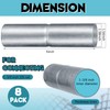 Tandefio 8 PCS Top Rail Sleeve Galvanized Steel Chain Link