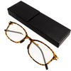 GALAXSEE Reading Glasses Ultra Thin Blue Light Cut Stainless Steel