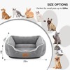 Light Grey Cat Dog Bed for Small Pets up to
