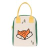 Fluf Zipper Lunch Bag (Various Designs), Gingham Blue
