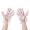 MoloTAR 100 pcs Plastic Disposable Gloves,Disposable Gloves, One Size Fits