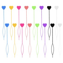 16 Pcs Hair Beader Tool For Braids - Quick Bead Threader For Hair Styling Kit With Magic Topsy Tail Ponytail Maker (8 Colors)